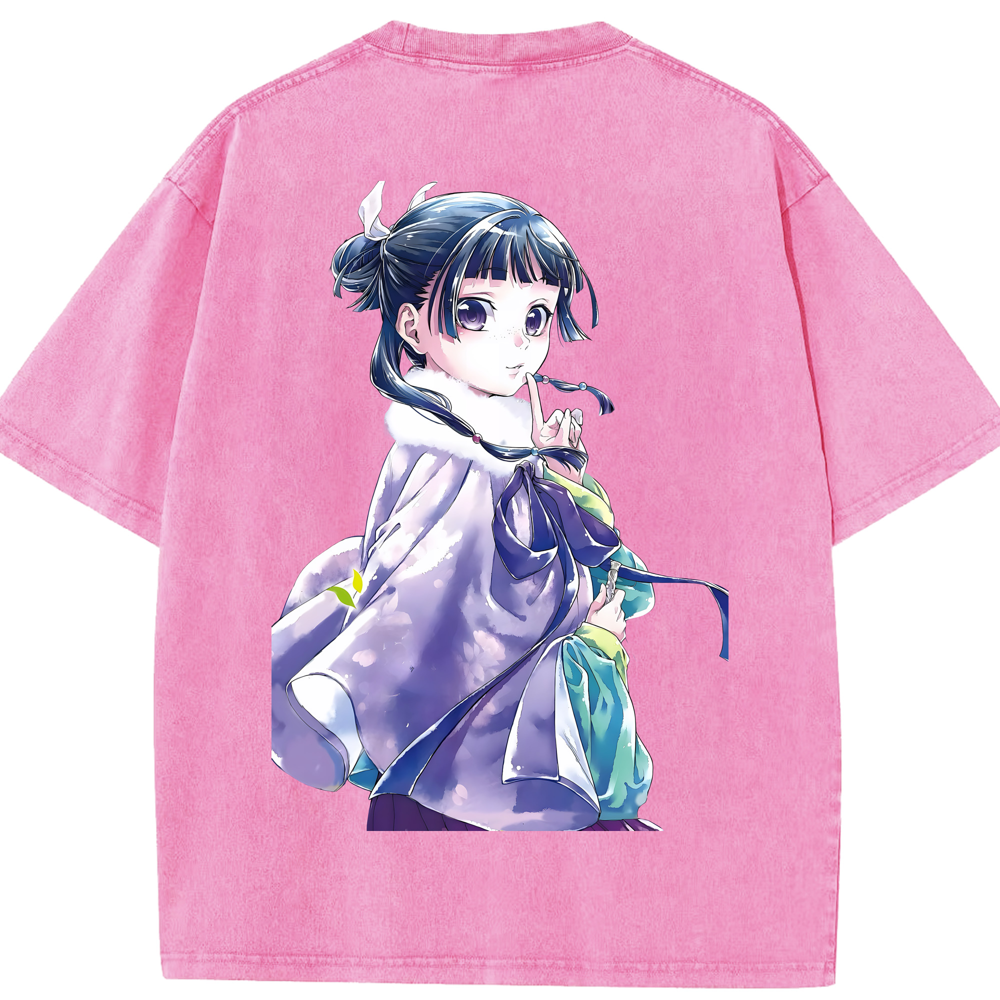 （画像用） 薬屋のひとりごと The Apothecary Diaries 綿100% ヴィンテージ風 半袖Tシャツ（背面プリント）